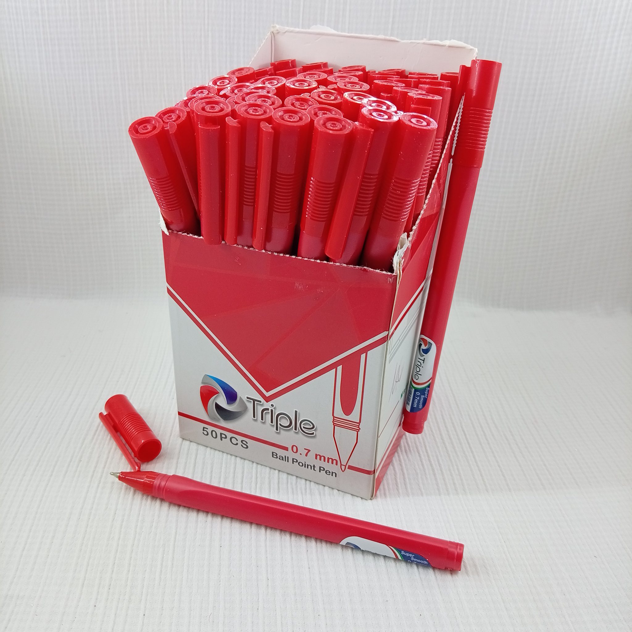 خودکار آبی و قرمز تریپل 0.7